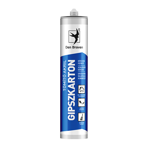 Den Braven Gipszkarton tömítő akril, fehér, 280 ml termék fő termékképe