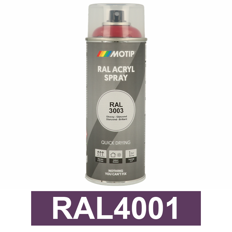 Motip Ipari festék spray, RAL4001, 400 ml termék fő termékképe