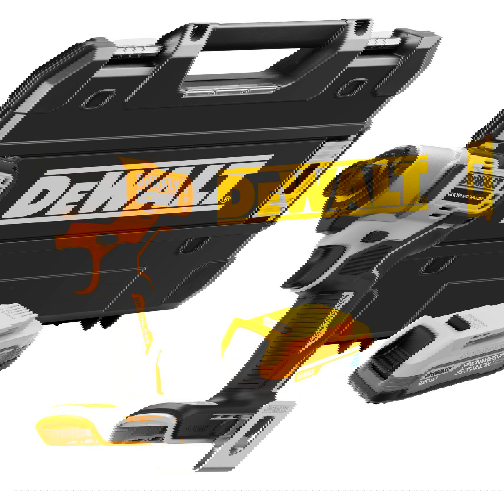 Dewalt DCF840E1T szénkefe nélküli akkus ütvecsavarozó (1 x 1.7 Ah Powerstack Li-ion akkuval, TSTAK kofferben) termék fő termékképe